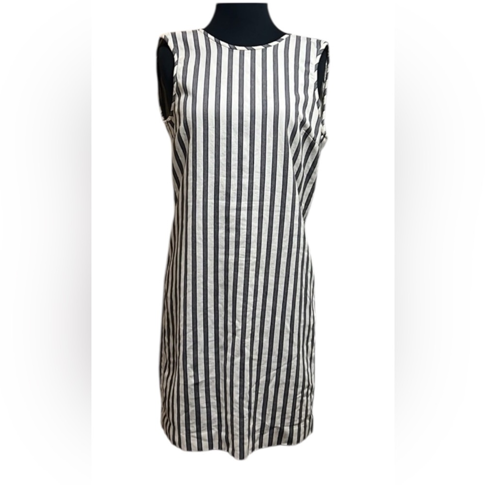 Theory Striped shift dress